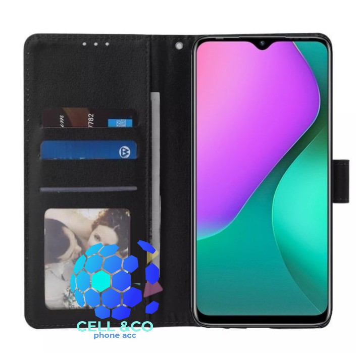 Flip cover OPPO A7 Flip case buka tutup kesing hp casing flip case leather wallet