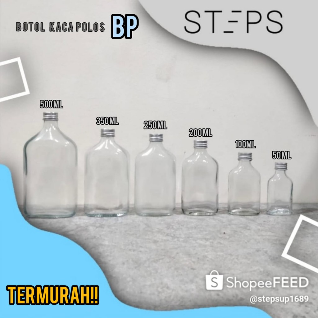 BOTOL KACA POLOS PREMIUM - WISK