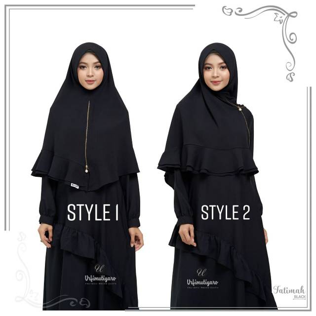 KHIMAR FATIMAH SOFT PAD ANTEM BY URFIMUTIYARO