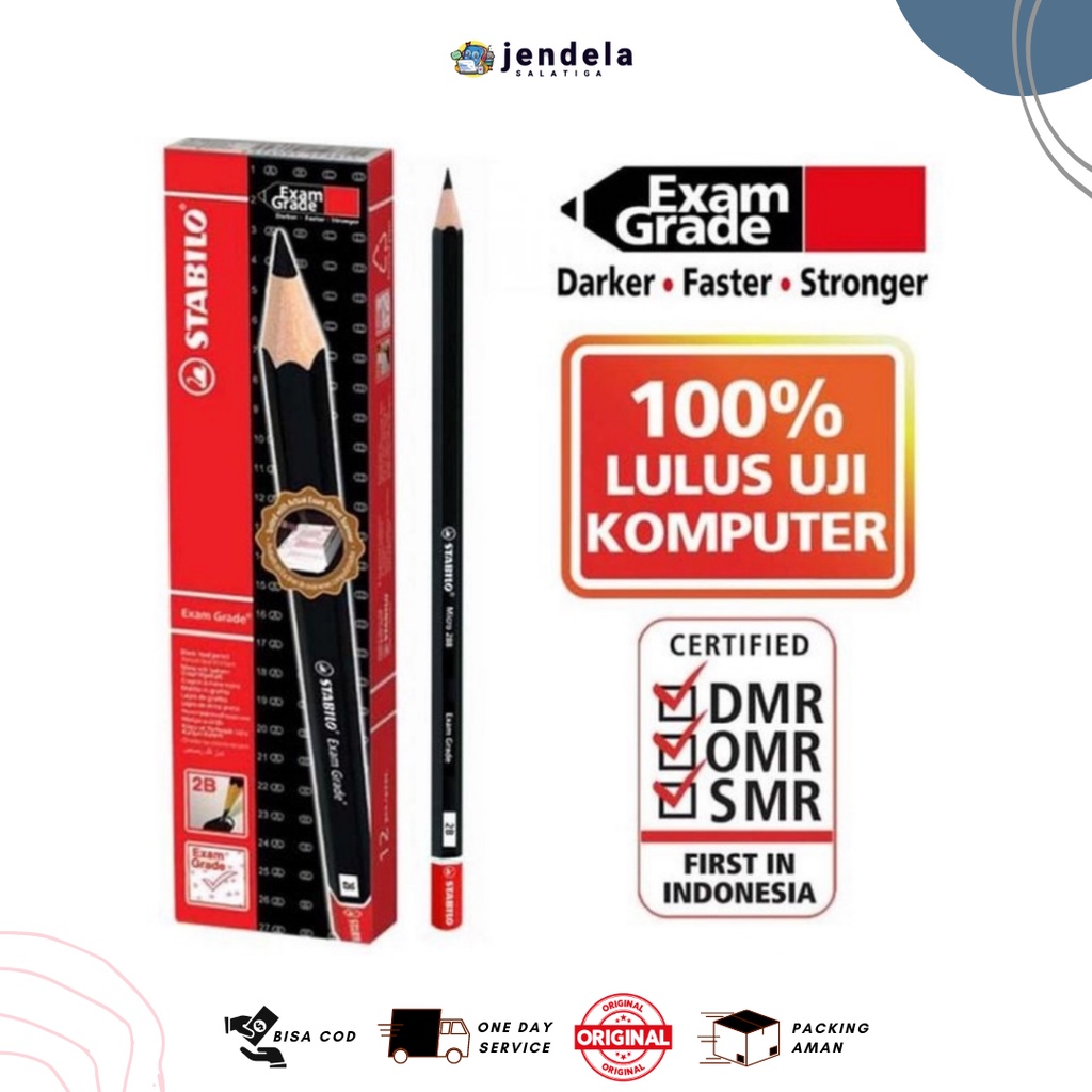 

Pensil 2B Stabilo Exam Isi 12 @PAK