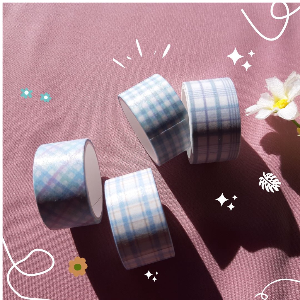 

4 ROLL WASHI TAPE GRID PATTERN
