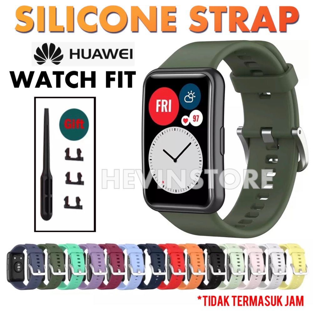 Silicon Huawei WATCH FIT Strap Tali Jam Rubber Strap Karet Silikon WATCH FIT ELEGANT