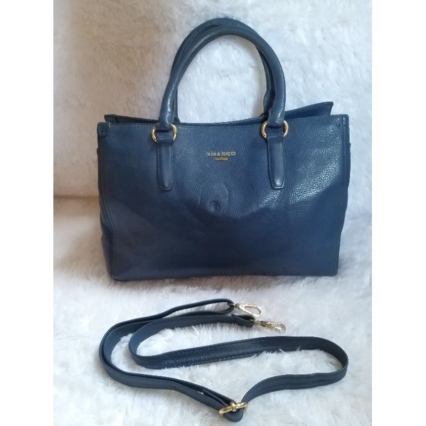 Preloved Tas Nina Ricci Kulit Leather