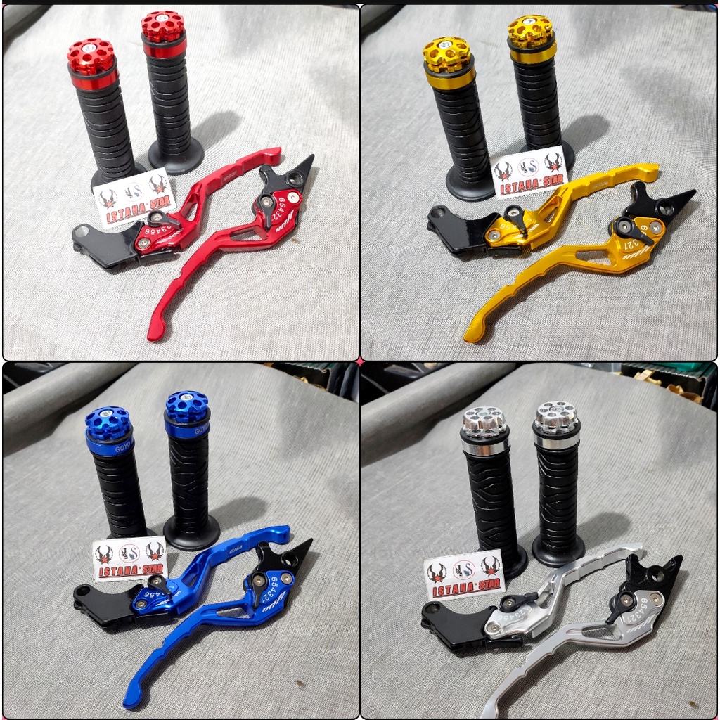 Handle Rem Kopling Variasi Tiger , sonic , CB150 , CBR ,CBR 150R, Satria Fu , Verza , GL pro dan handgrip variasi harga 1paket