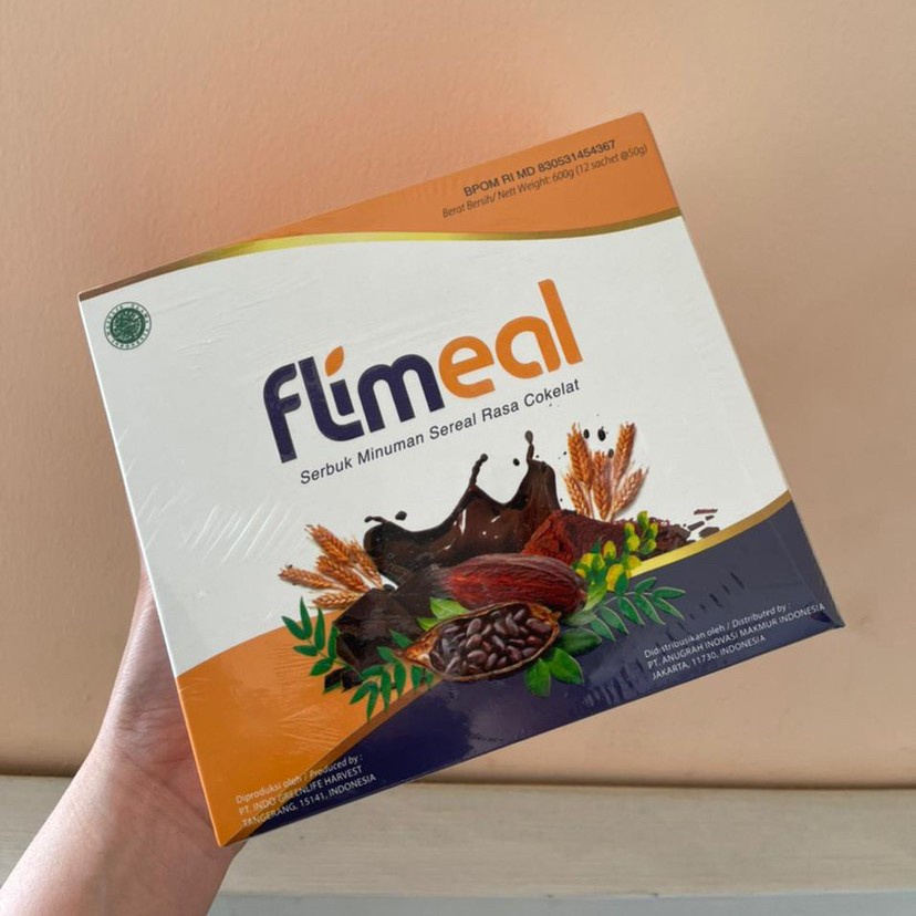 Flimeal Flimty Meal 2 Box Minuman Sereal Pengganti Makan Halal BPOM