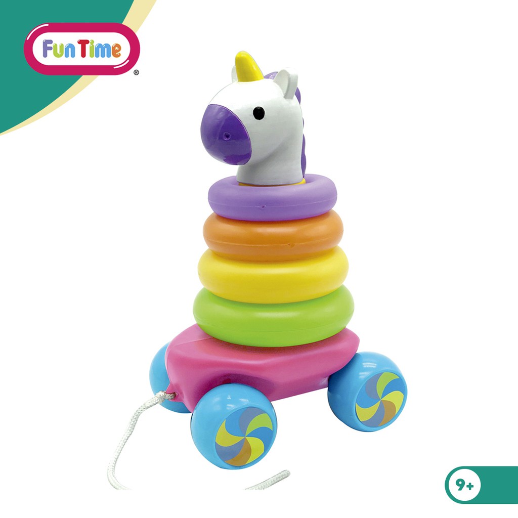 Funtime Ursula The Unicorn Pull Along Stacker | F5950