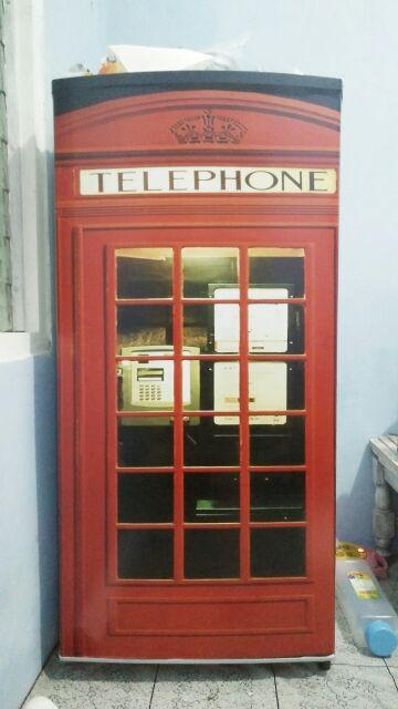 Stiker Kulkas Telp Box London