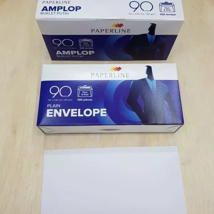 

Menyurat-Surat- Amplop Paperline 90 Polos 110X230Mm -Surat-Menyurat.