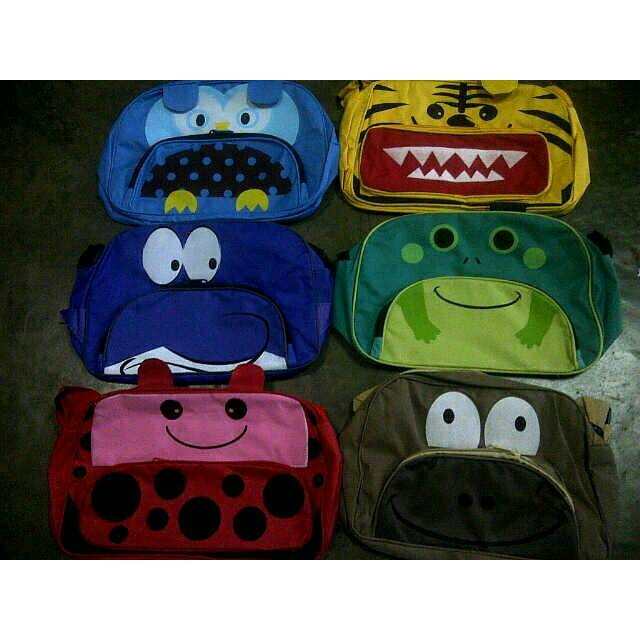 

Selempang Animal Kanvas / Tas Sekolah / Souvenir ulang tahun / Tas Ultah lucu murah meriah