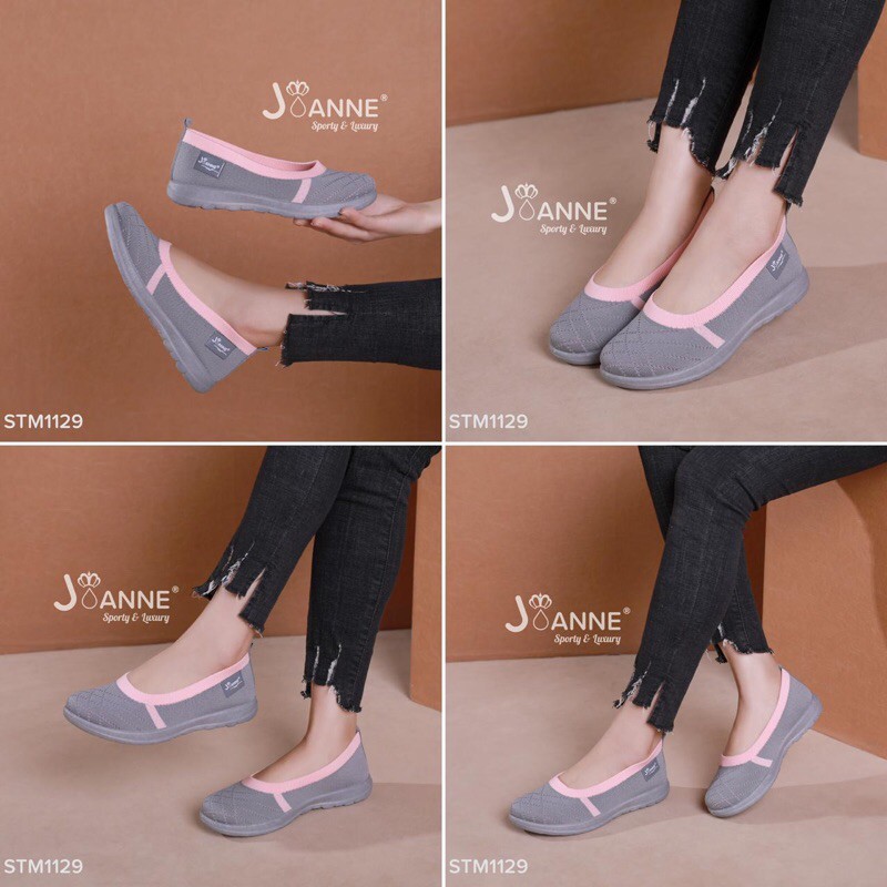 [ORIGINAL] JOANNE FlyKnit Flat Shoes Sepatu Wanita #STM1129-4