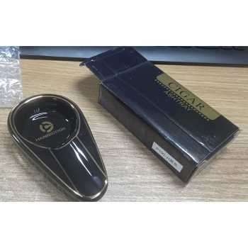 Asbak Keramik Aesthetic Asbak Cerutu Portable Koleksi Warna Hitam