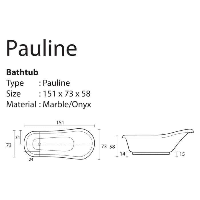 BATHUB PAKET STANDING 8900 CHRISTOFHER PAULINE