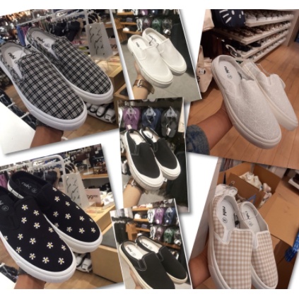 SNEAKERS MULE RUBI- MILLER & POPPY SLIP ON MULE RUBI NEW