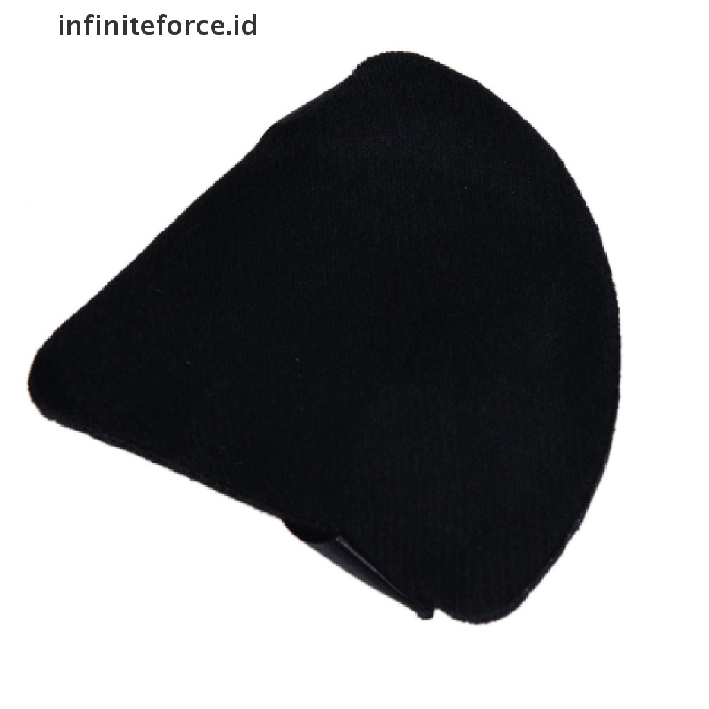 Infiniteforce.id 2pcs / Set Spons Puff Mini Bentuk Segitiga Bahan Velvet Untuk Makeup / Kosmetik Wanita