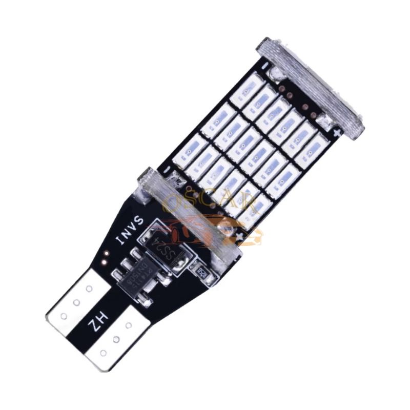 LAMPU LED MUNDUR T15 T10 W16W CANBUS 45 LED SUPER TERANG