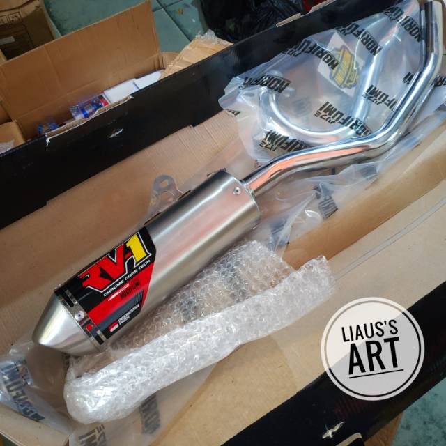 Kenalpot norifumi honda crf150 klx rv1 original