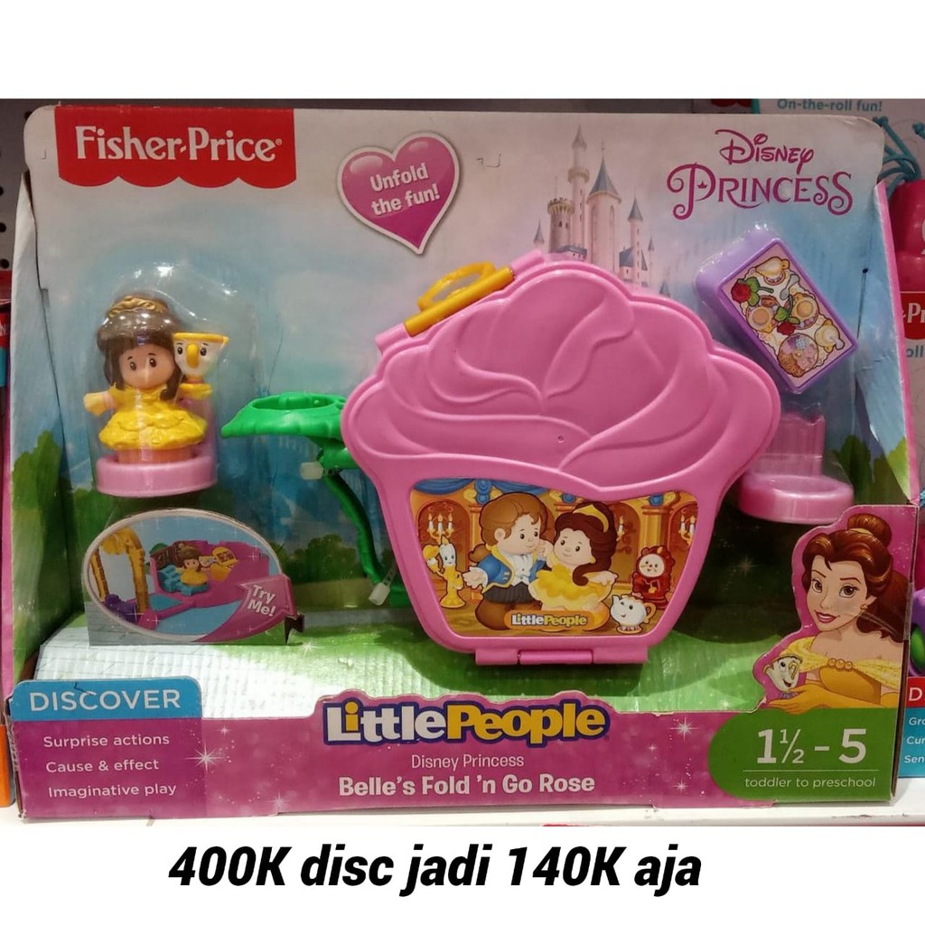 Fisher Price Little People Belle's Fold n Go Rose