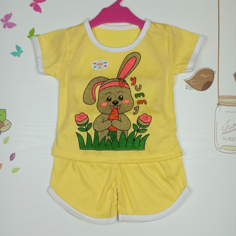 [Ss-7031c] Setelan Anak Chupa Chups / Setelan Retro / Pakaian Anak Kasual / Baju Bermain / Play Suit