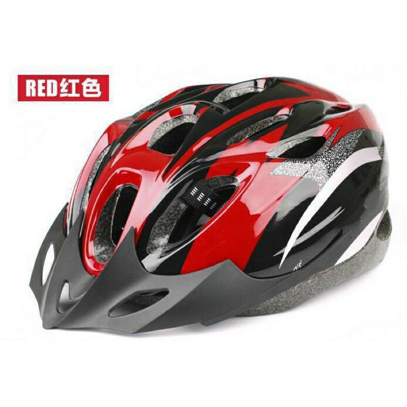 Helm sepeda WX-019 + Visor all size termurah pompa ban sepeda