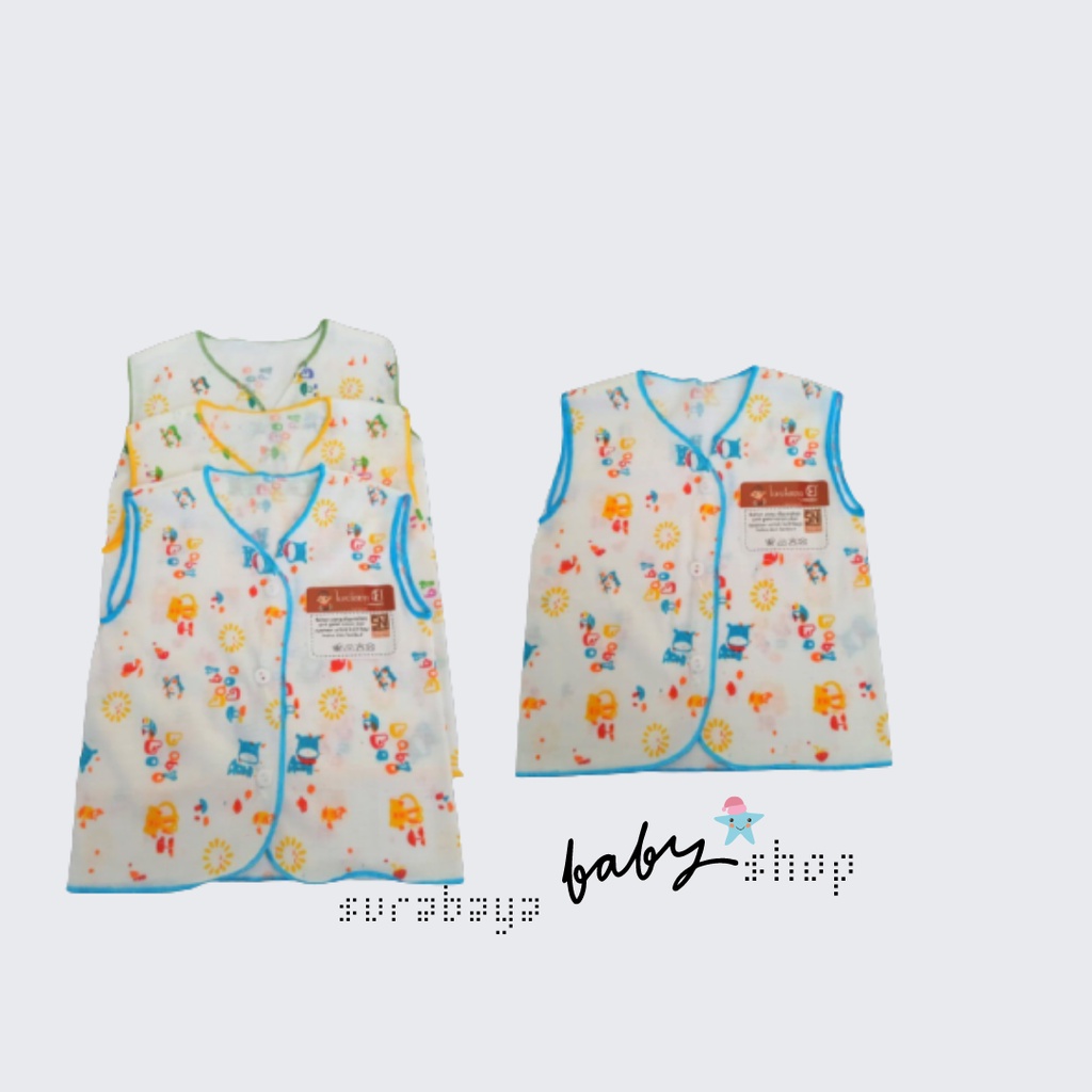 BAJU BAYI BARU LAHIR / NEW BORN PRINT ISI 6PC SNI LE 652103/652101/652102