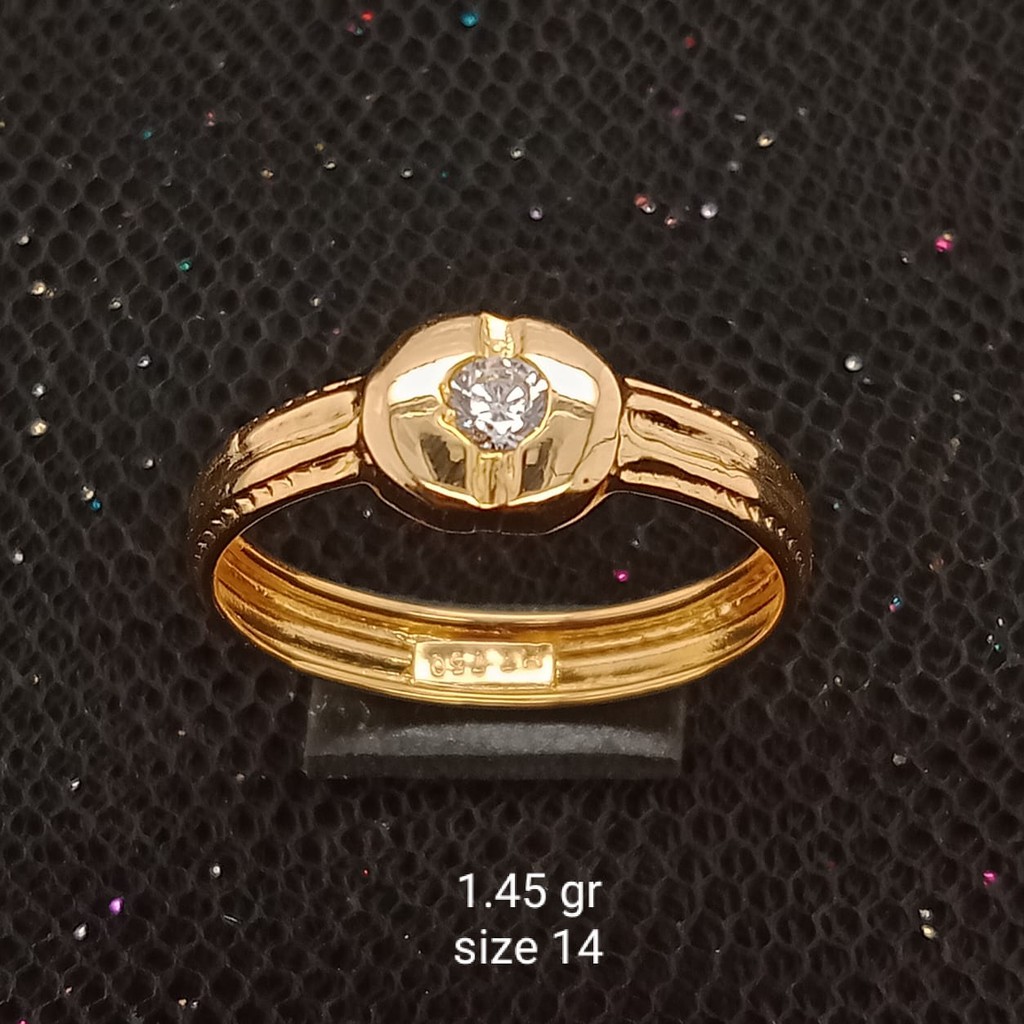 Cincin Emas 17K - 1.45 gr Kadar 750 - 1308