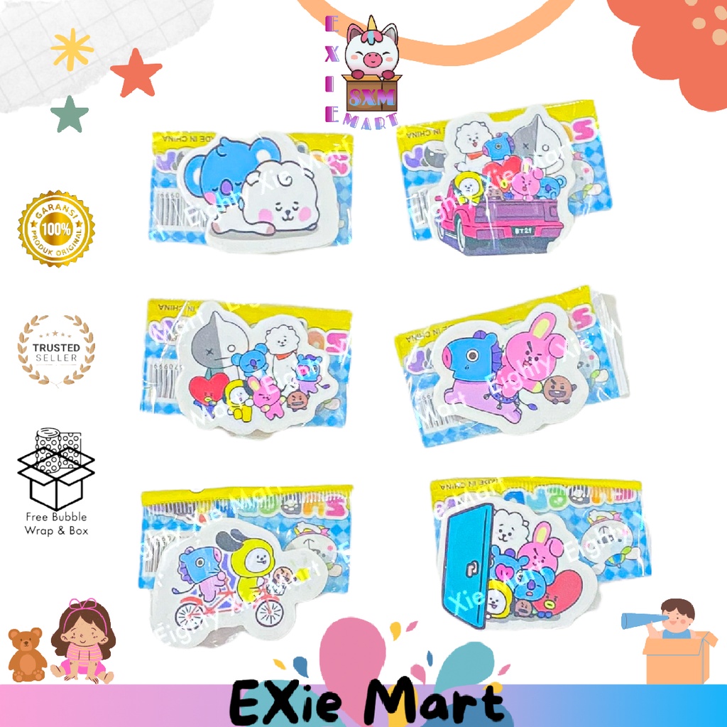 

PENGHAPUS PENSIL - PENCIL ERASER - PENGHAPUS PENSIL KARAKTER LUCU BT 21