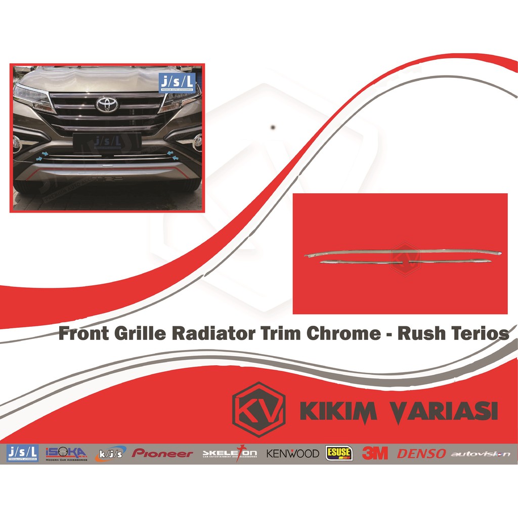 List Grill Radiator All New Rush Terios 2018