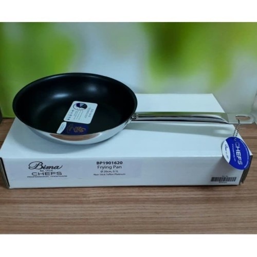 Bima Chef Stainles Steel Non Stick Frying Pan 20 cm Teflon Fry Pan