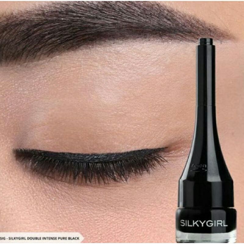 Silkygirl Double Intense Gel Eyeliner Waterproof - 01 Pure Black