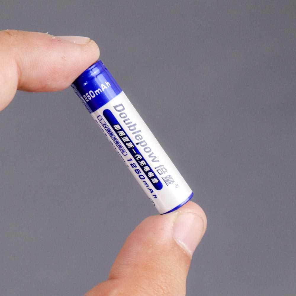 DOUBLEPOW Batu Baterai AAA Recharge NiMH 1250mAh 4PCS Battery Case Baterai Tamiya Usb Mobil Remote Batre 18650 Baterai Aa Baterai Aaa Baterai Aa Rechargeable Baterai Cas Cas Charger Baterai Baterai 18650 Baterai 18560 Batrai 18650 Abc Batrai Cas Vrk