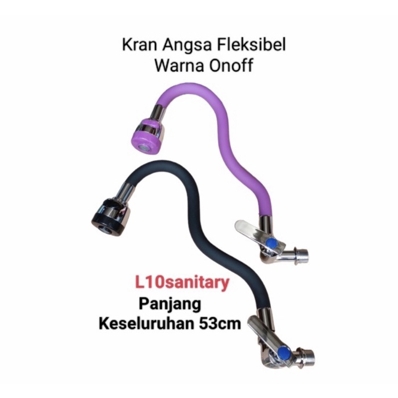 Kran Angsa Fleksibel Karet HAUSE / Kran Angsa Flexibel Warna 1/2” Inch Murah HAUSE