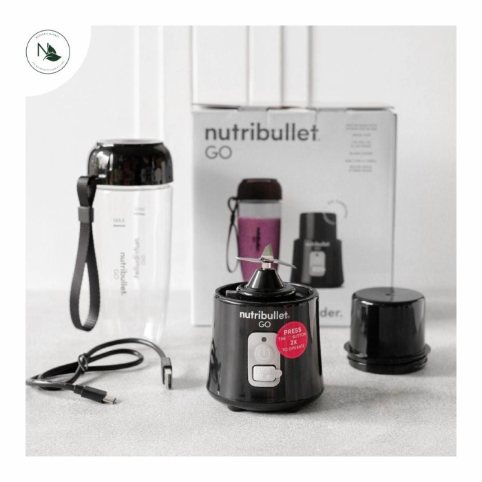 

Nutribullet Go Blender Portable Black 385ml