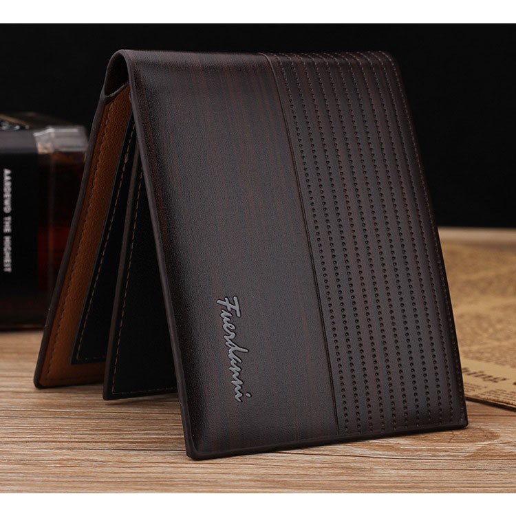 ( GS ) DOMPET PRIA BS18  / DOMPET LIPAT PRIA / DOMPET KULIT HITAM PRIA MURAH