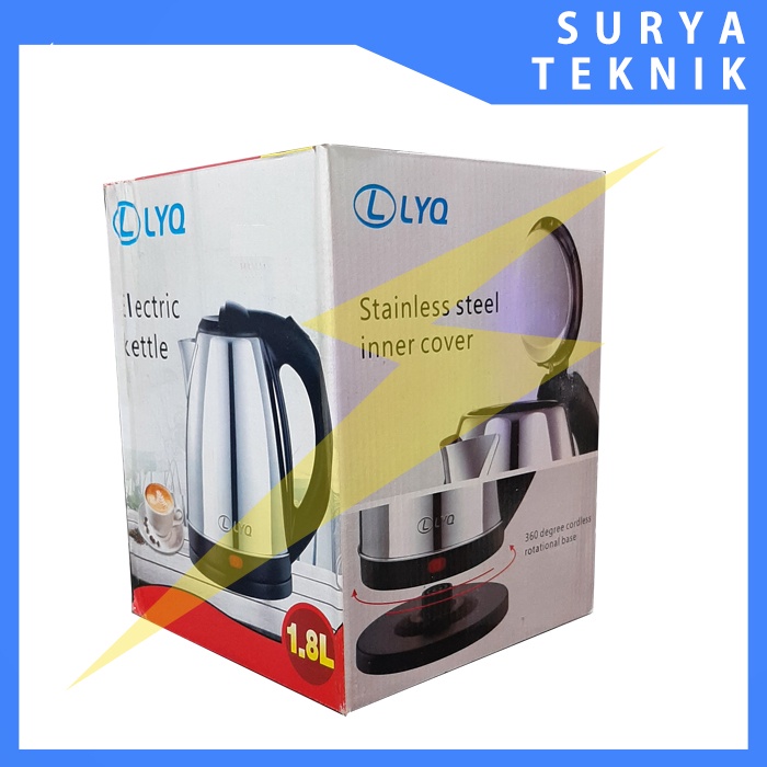 Katel Listrik Elektrik Pemanas Air 1.8 L Alat Masak Air Listrik