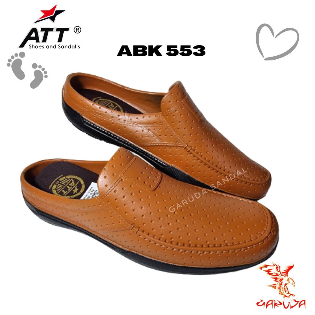 ATT ABK 553 Sepatu Selop Pria Casual Trendy Slip On