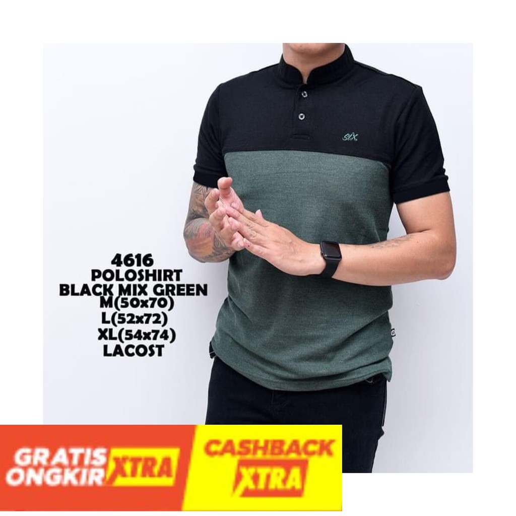 MODEL TERBARU STYLE KEKINIAN - Polo Shirt Pria | Kaos Berkerah Cowok | Baju Kaos Poloshirt Murah
