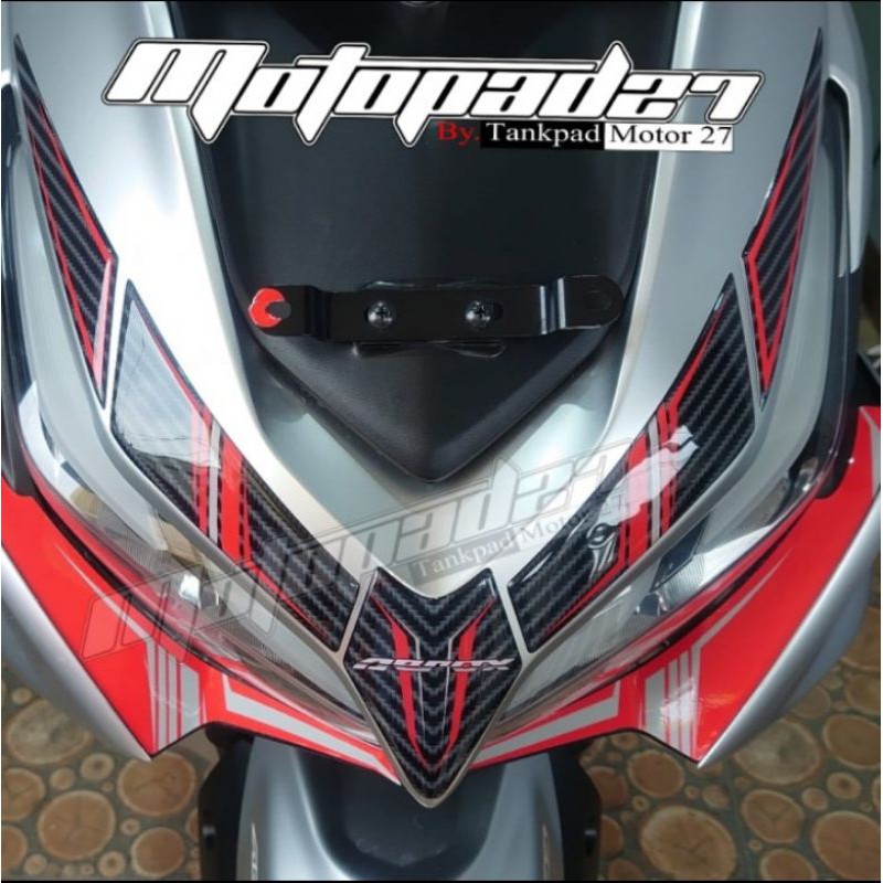 Stiker Sticker resin timbul dasi depan winglet yamaha Aerox 155 2020