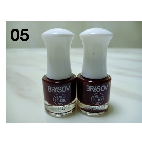 Kutek Brasov Peel Off 9ml | Cat Kuku Nail Polish Halal Peel Off 9ml BPOM