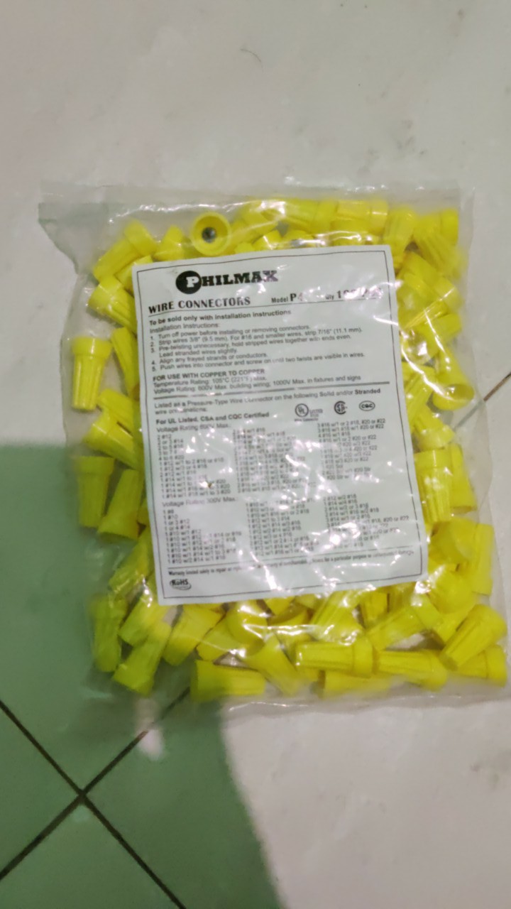 Lasdop Kabel Warna Kuning2- 4 Mm Merk Philmax