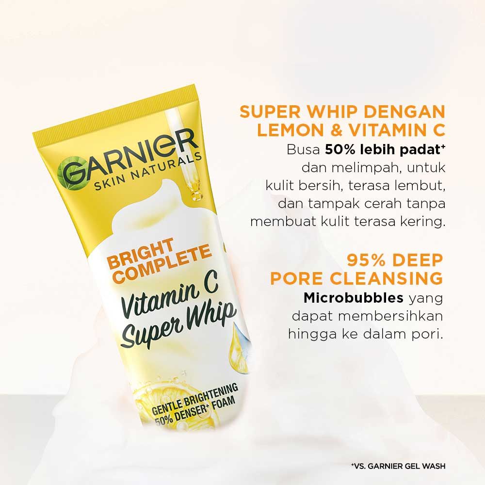 Garnier Bright Complete Vitamin C Super Whip Foam