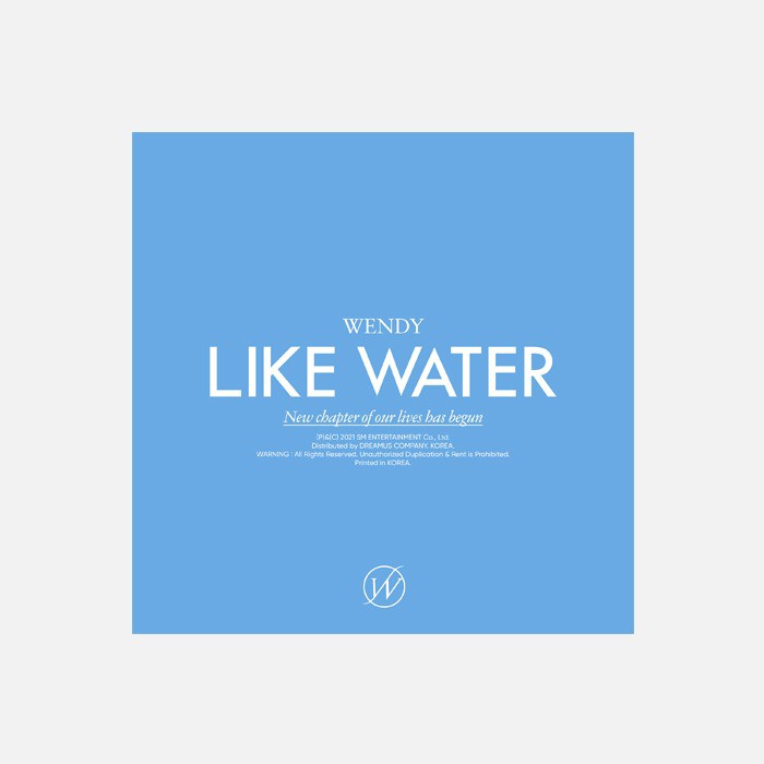 [PO] Red Velvet (WENDY) - Like Water (1st Mini Album) Photobook/Case Ver. with Poster