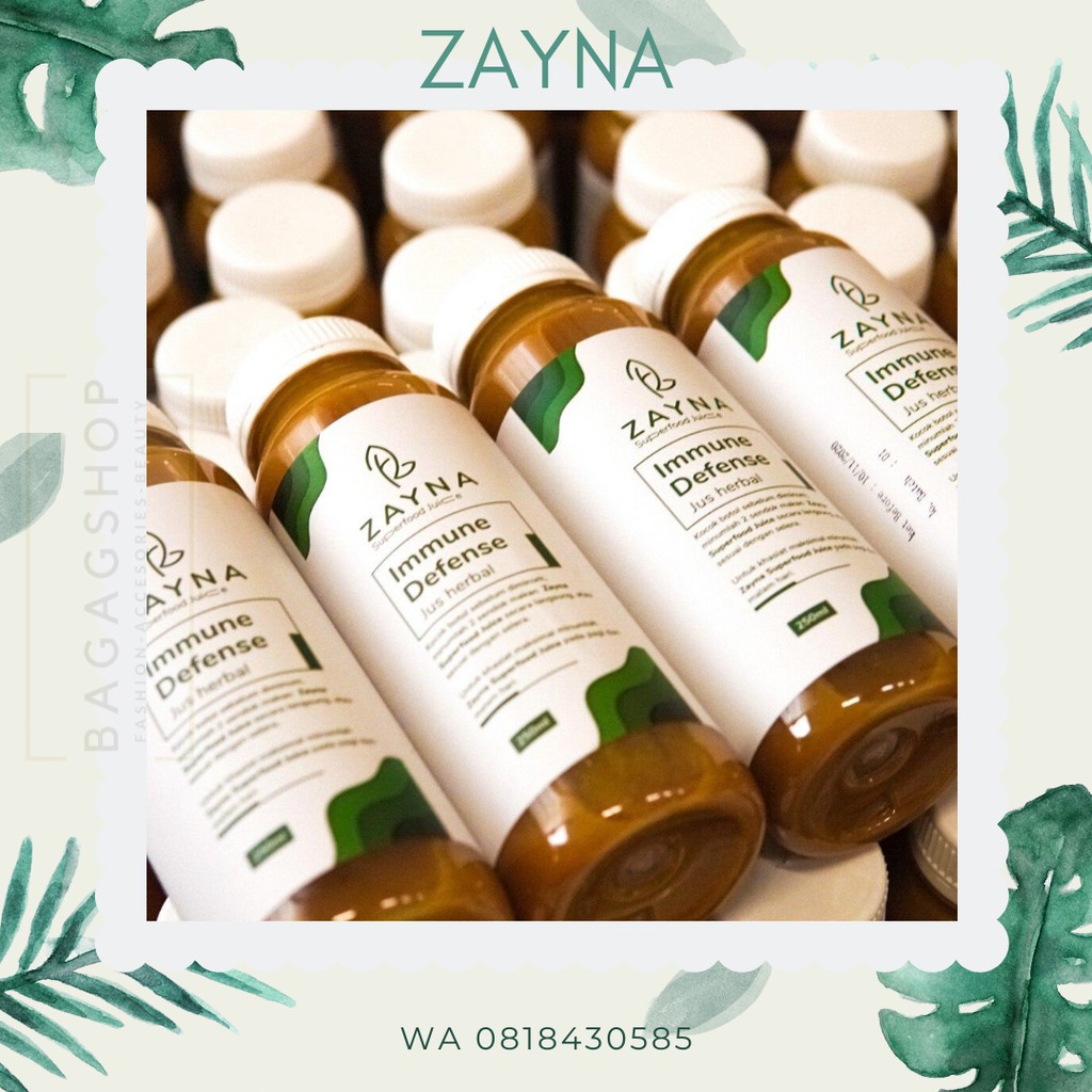 

ZAYNA JUICE IMMUNE BOOSTER Minuman Herbal Jus Buah Immune Defense Penurun Kolestrol Gula Darah Berat