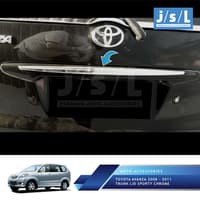 Aksesoris Fariasi Tambahan Toyota Avanza 2008 2011 Trunk Lid Sporty Chrome