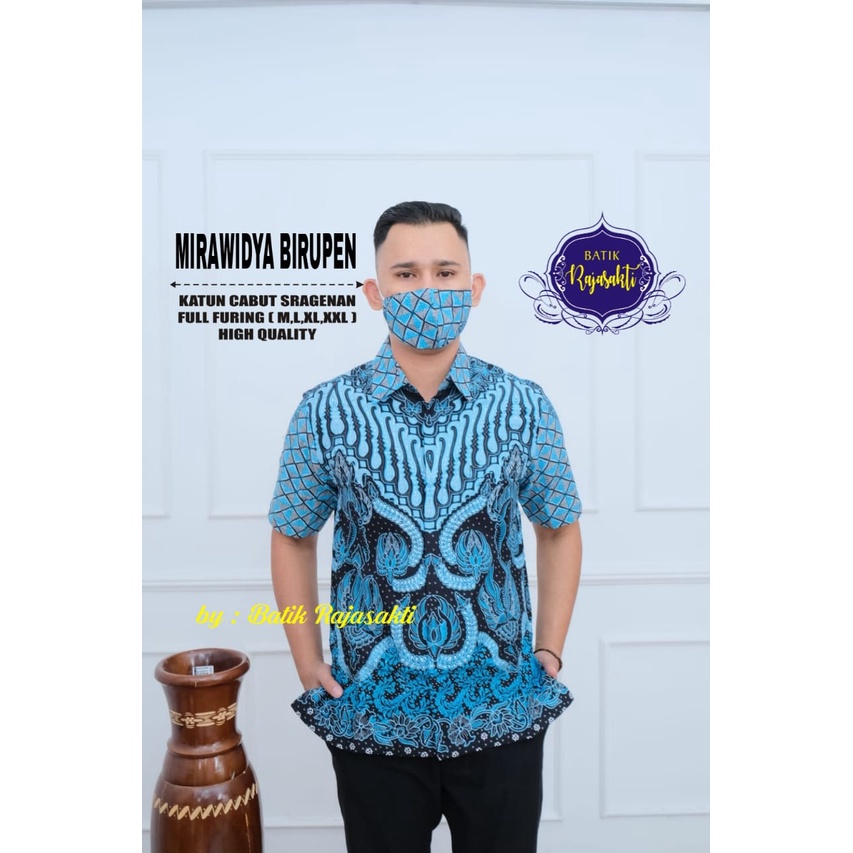 MIRADITYA BIRU RAJASAKTI KEMEJA BATIK PRIA SOLO LENGAN PENDEK LAPIS FURING PREMIUM KAMANDANU BLUE JAYANEGARA MAHKOTA NIRWANA PERWIRA WISANGGENI WIRYAWAN VIJAY WEDANTA PINUS KENCONO UNGU BABON ANGKREM MANGKUBUMI PARI MOCCA PARANG DURI PARI SEIKET JIWAMUDA