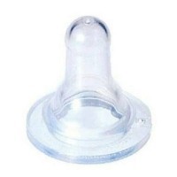 Dot Nipple untuk Botol Susu HUKI Bulat Regular Silikon 1pcs ukuran S /M / L BPA Free