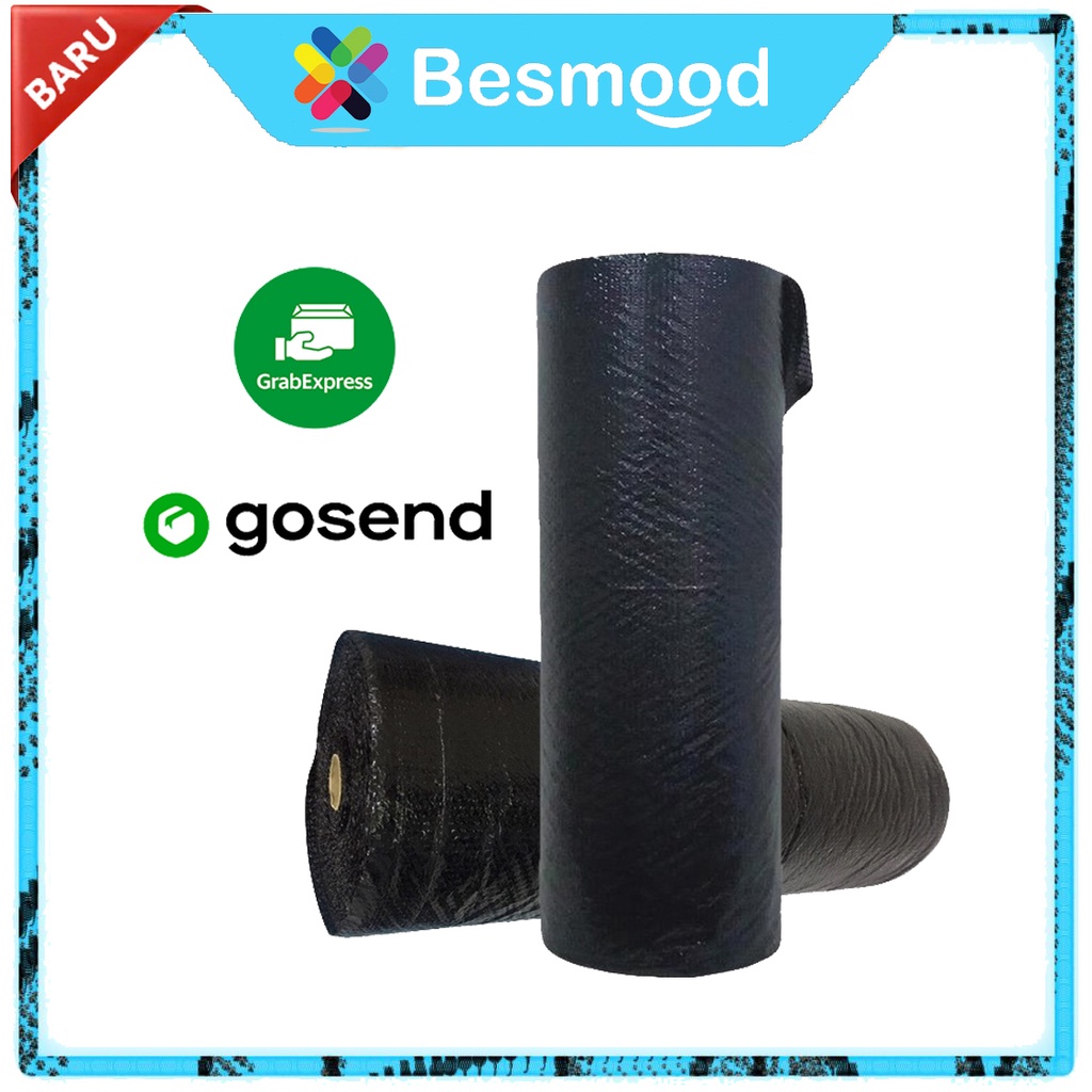 

Besmood Plastik Bubble Wrap 125cm x 50m Hitam
