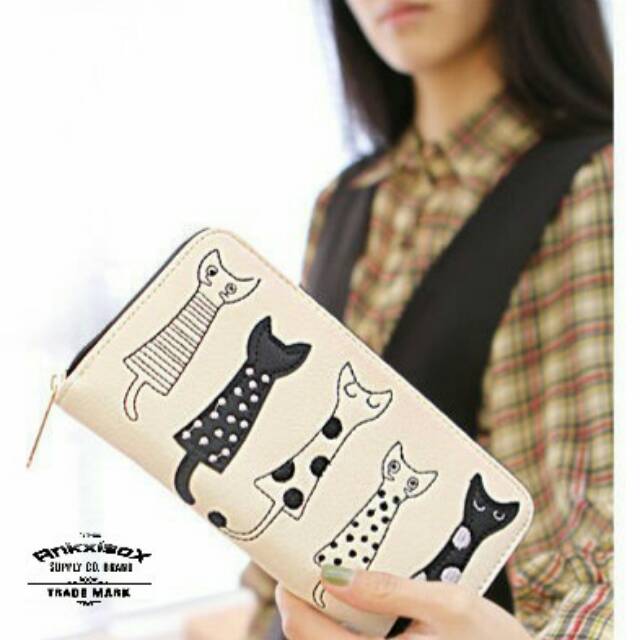 Dompet kucing 5/ dompet wanita /dompet murah