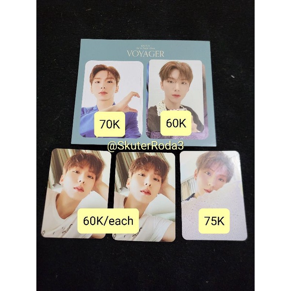 Photocard PC KIHYUN MONSTA X VOYAGER SHAPE OF LOVE