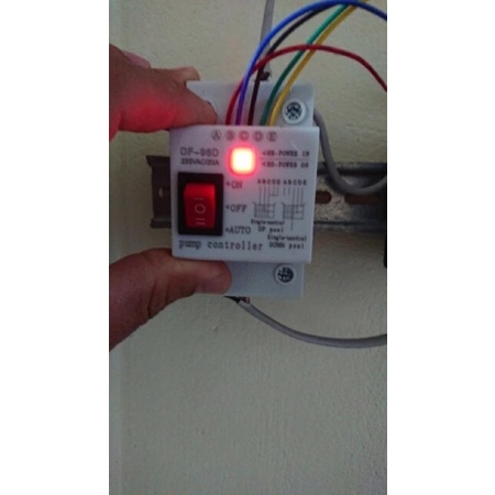 Sensor Water Level 20A 220V Pengontrol Pompa Air DF-96DK Level Air Otomatis Controller Switch