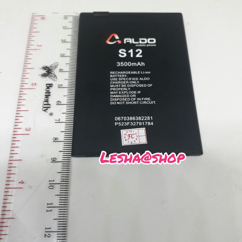 Baterai Battery Batre Aldo S12 Galaxy Original Batere Handphone Aldo S12